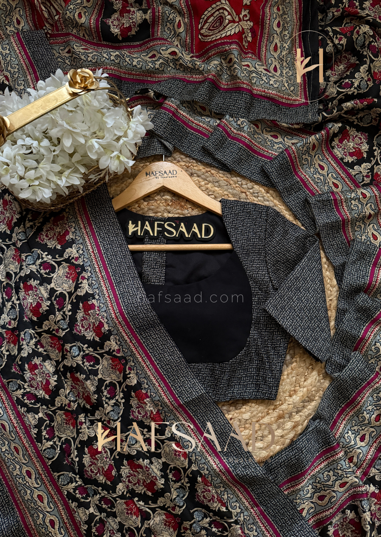Hayat - Semi pashmina saree