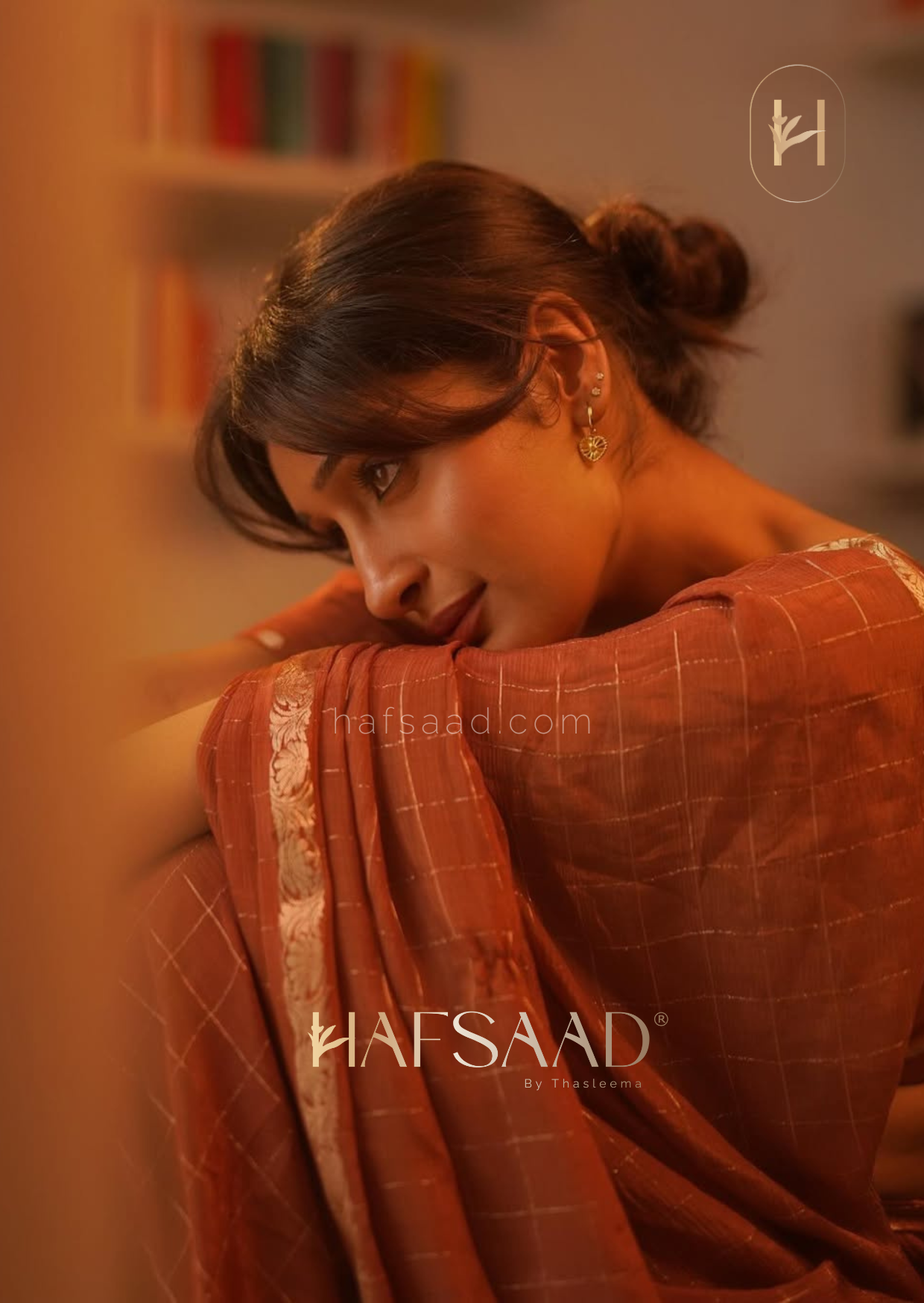 Niharika in Madras kapi saree