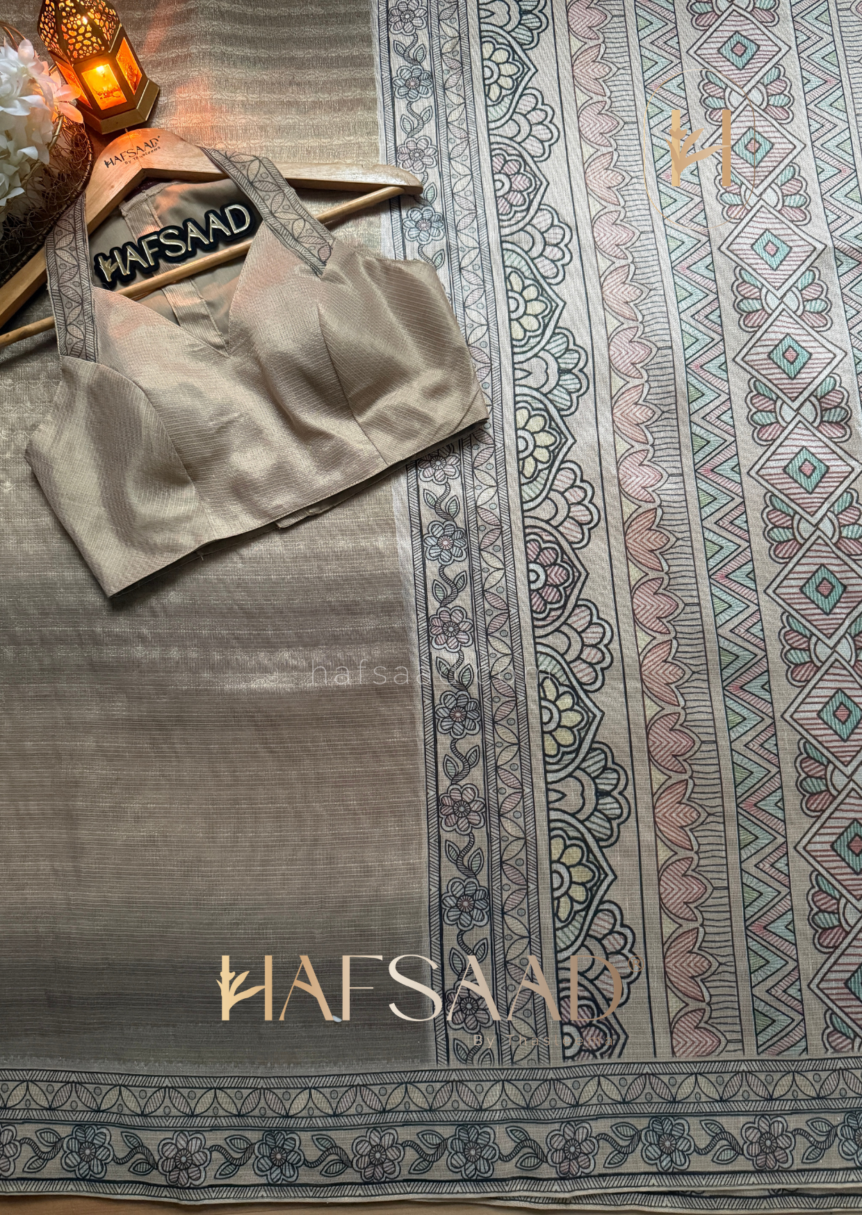 Poorvi- Blended Tissue Saree