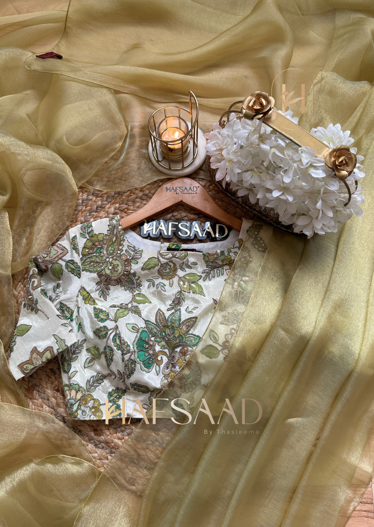 Anya - Soft tissue saree