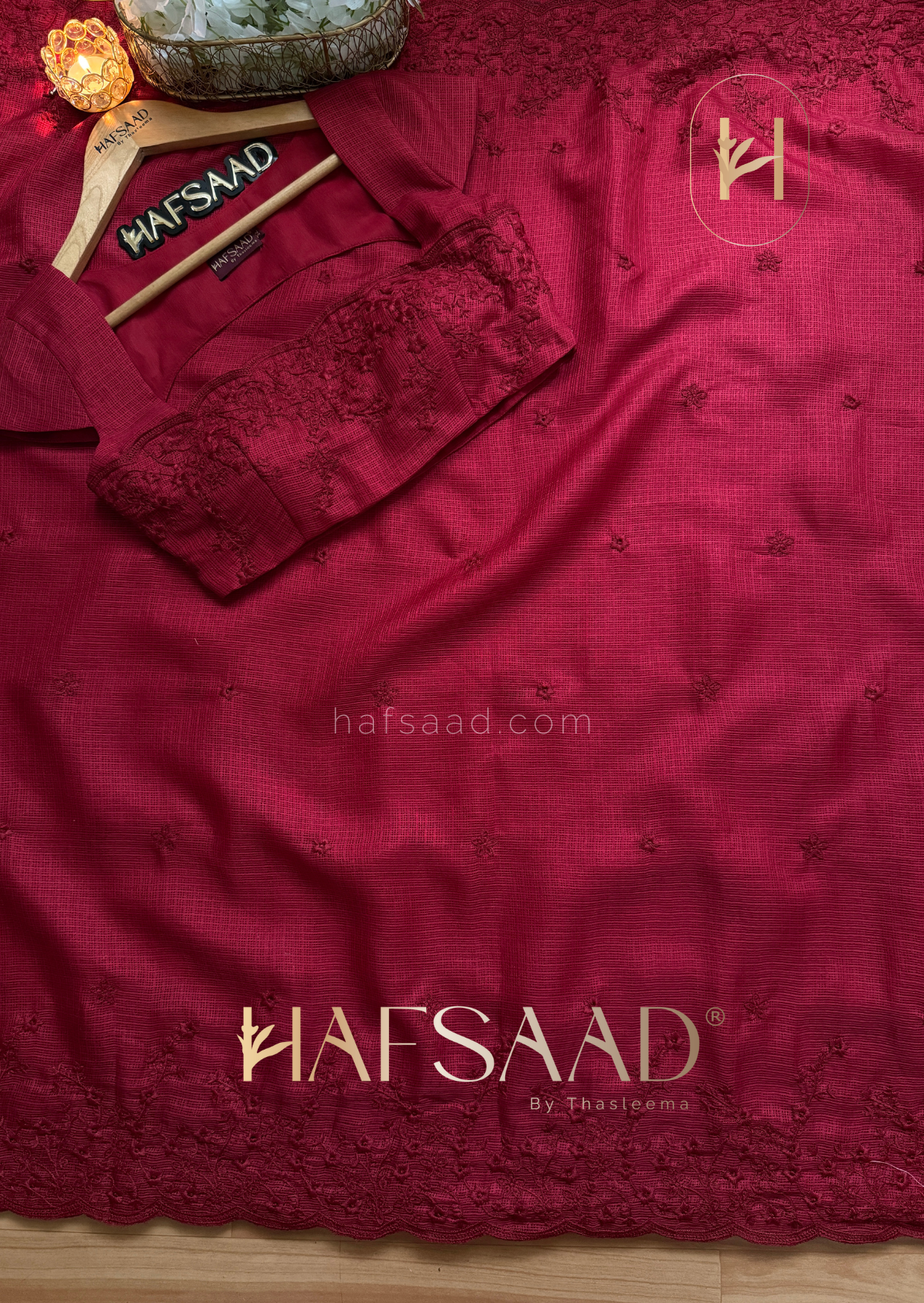 Shasha Burgundy - Kota saree