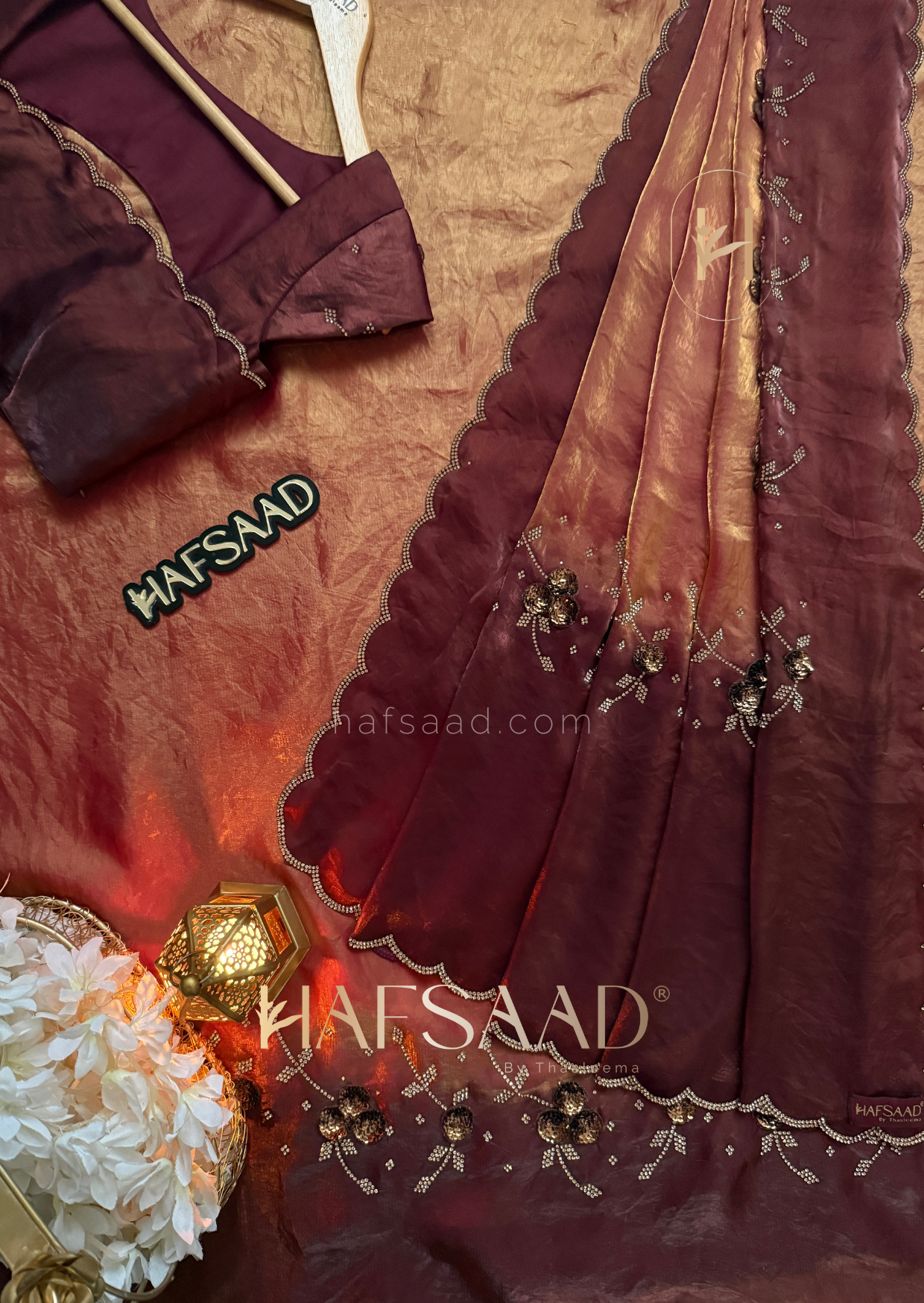 Fasley - Stardust satin saree