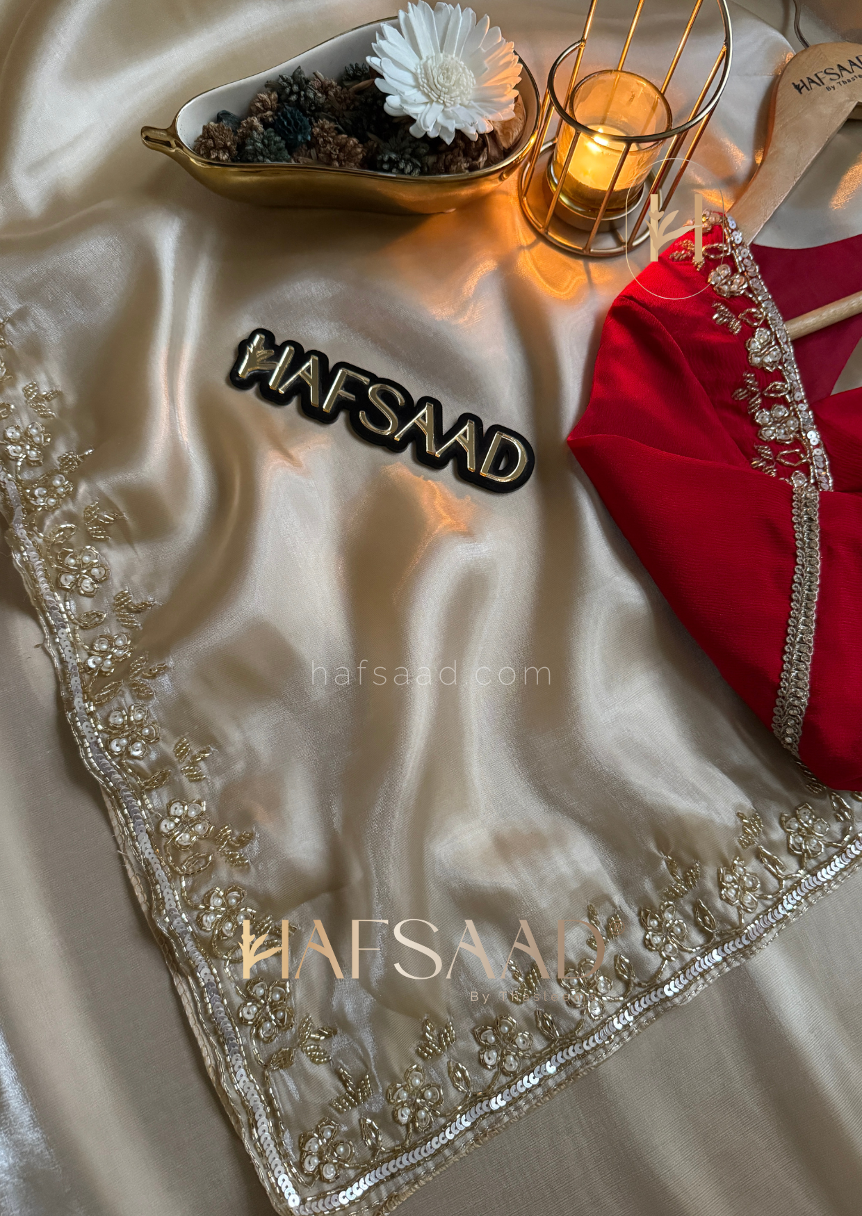Firo - Satin organza saree