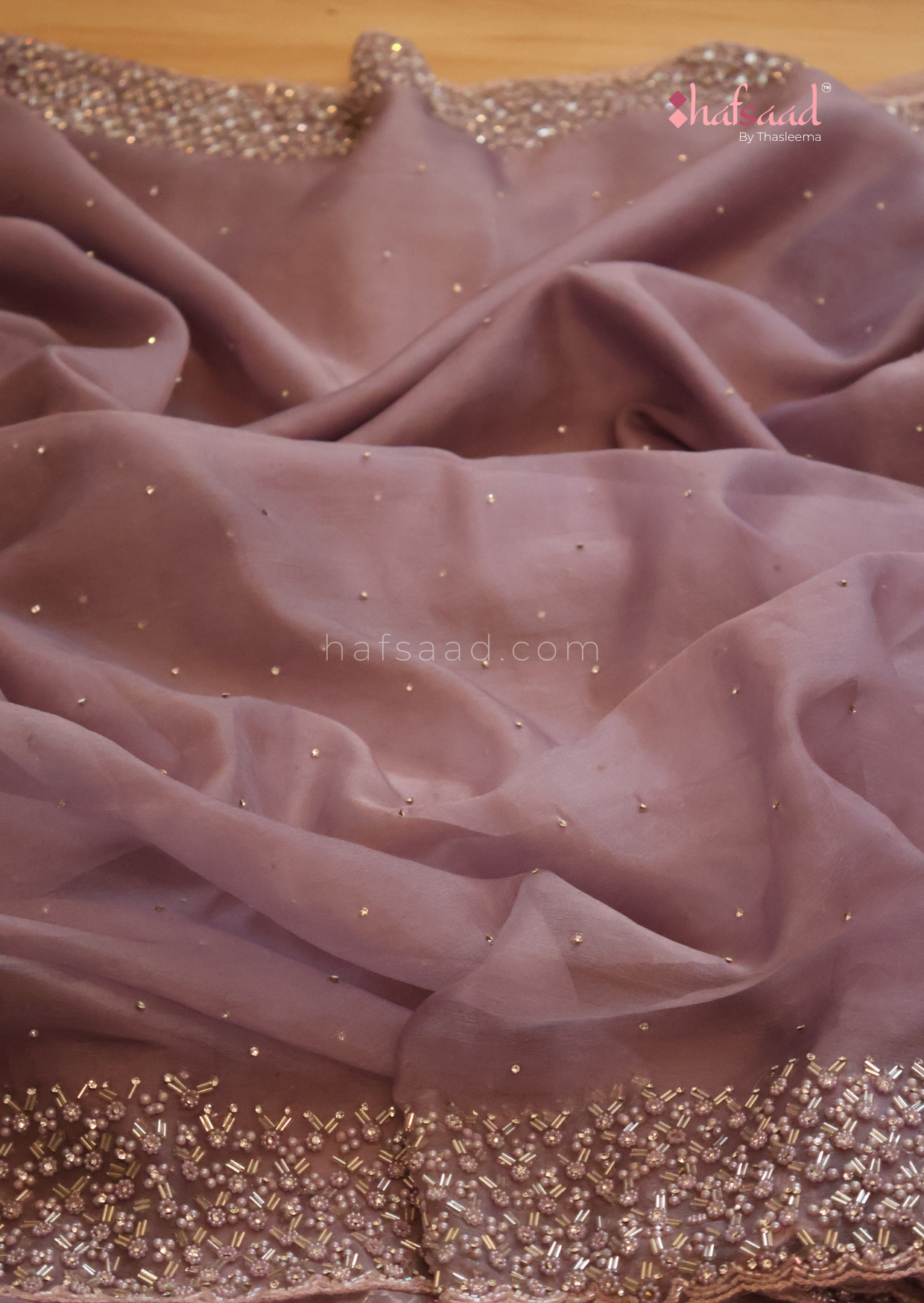 Deeksha- Pure organza handwork saree