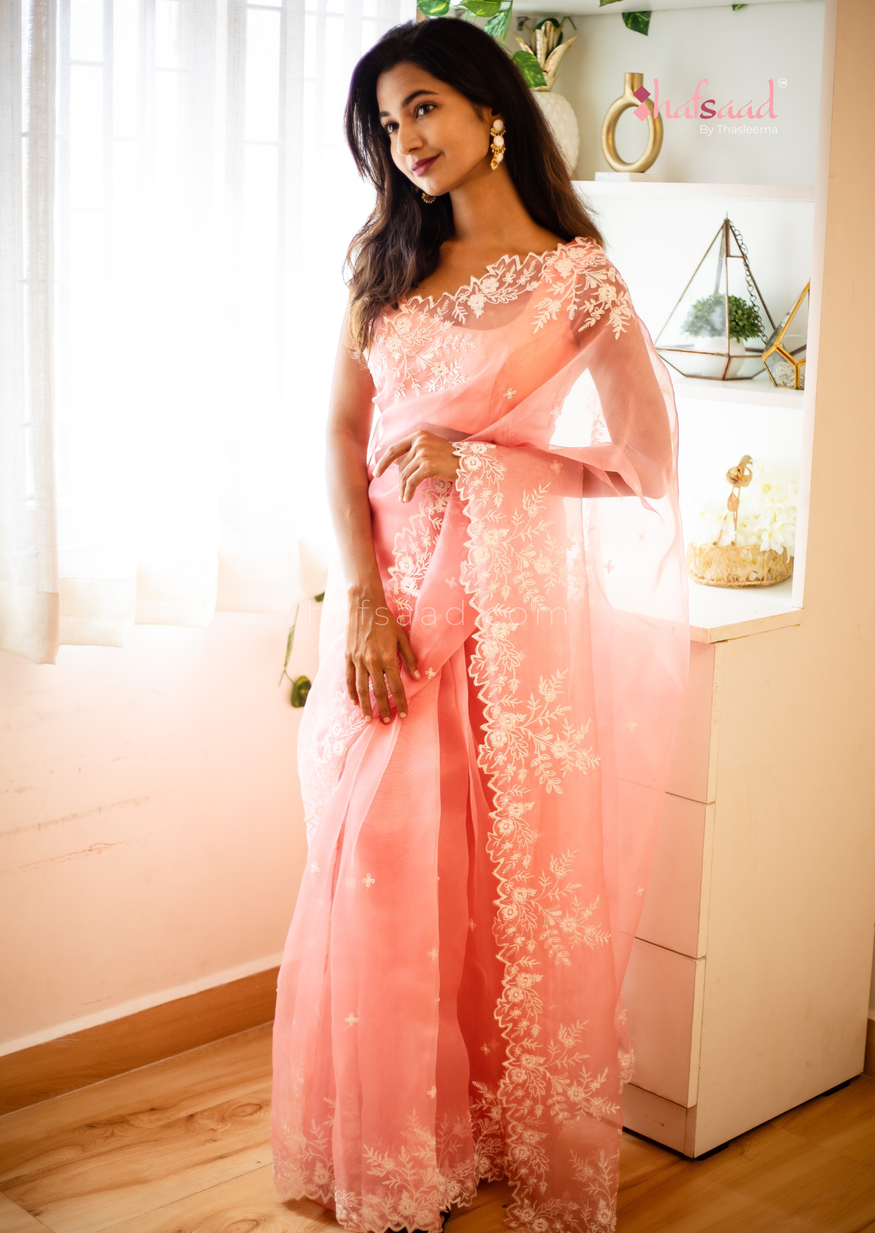 Julia- Semi organza saree