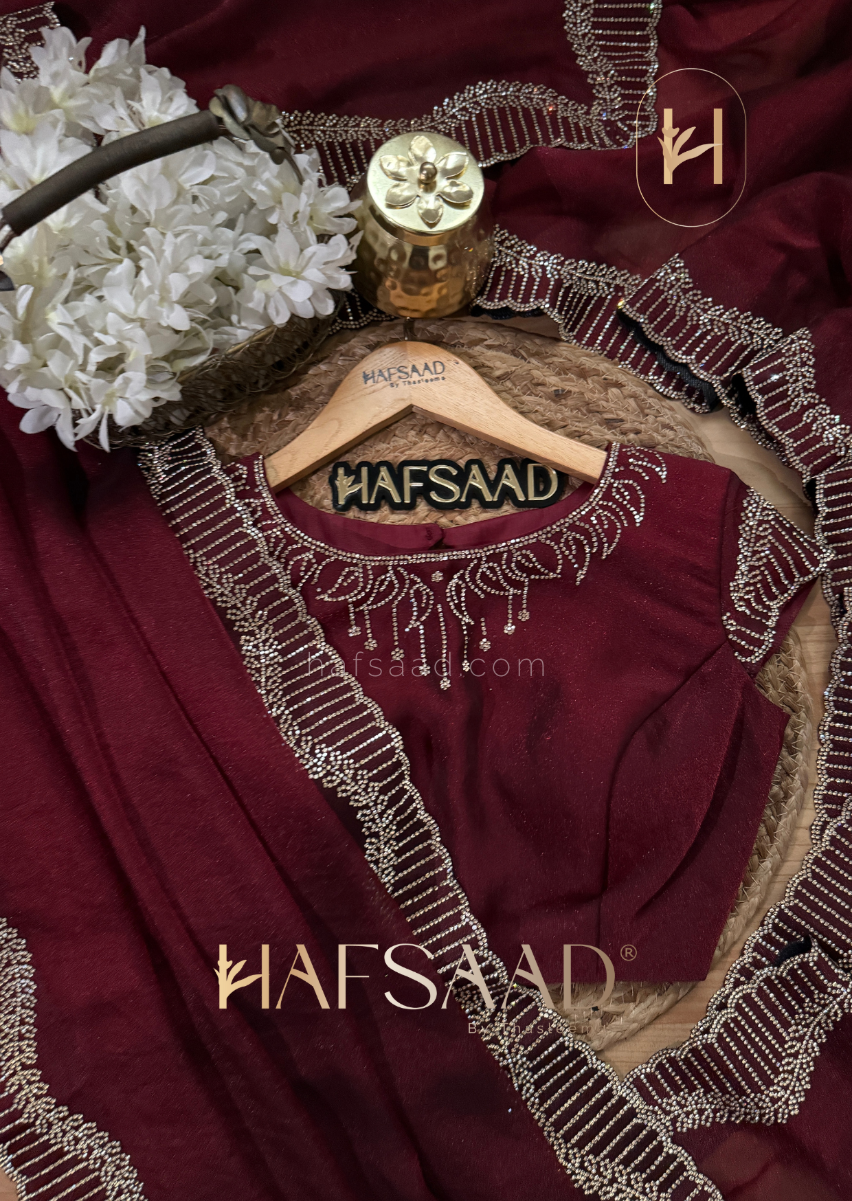 Rinu - Moss chiffon saree