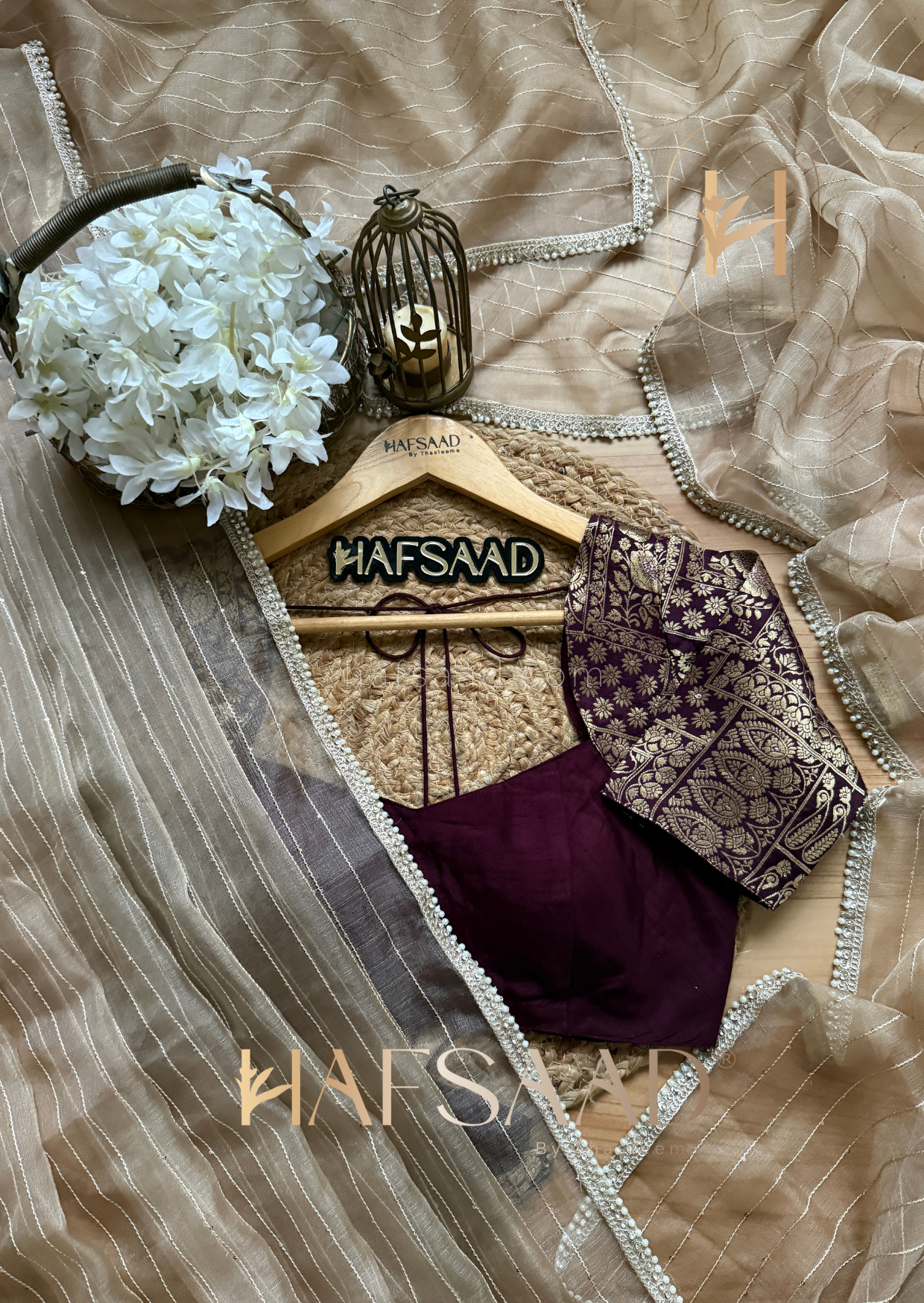 Rida - Fine organza saree