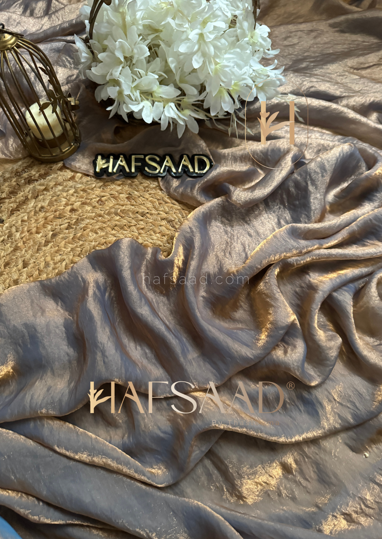 Sunset secrets- Fluid organza saree