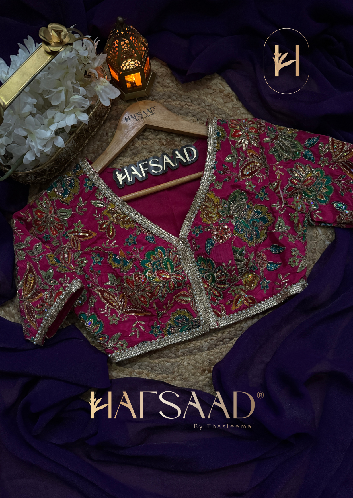 Diksha - Soft tissue saree (Purple)