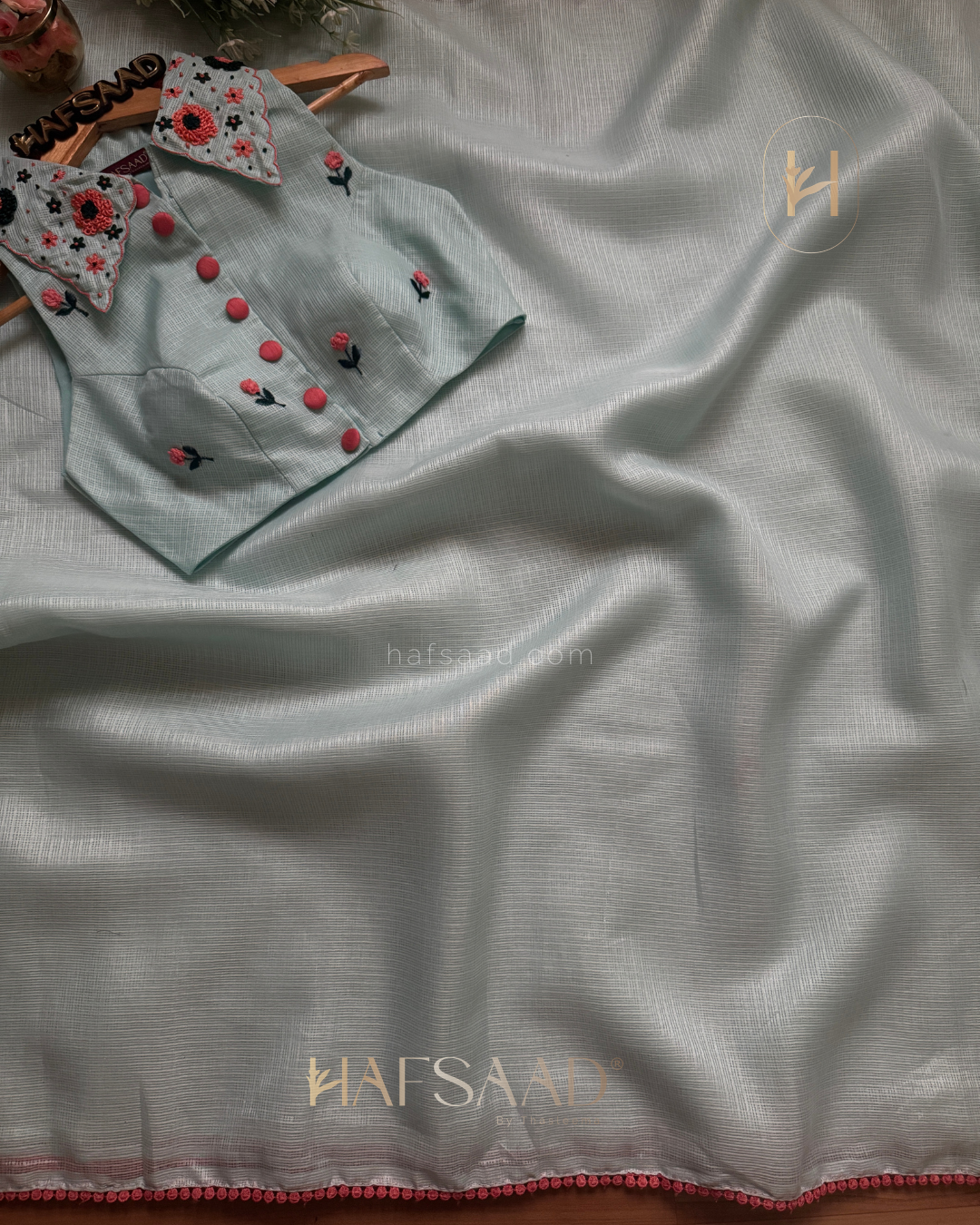 Tessa- Artisanal Threadwork Saree