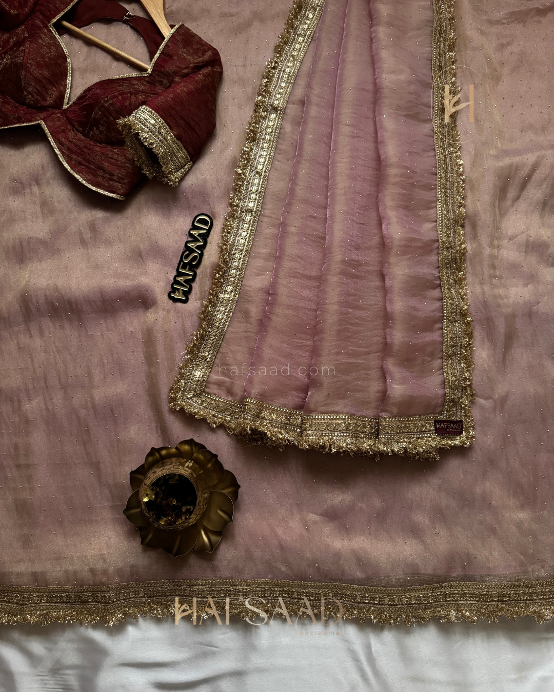 Simran- Kiran Lace Saree
