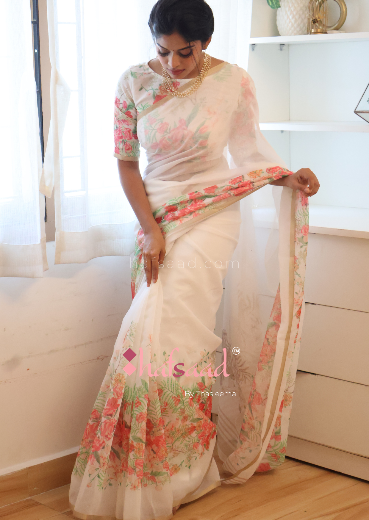 Dharshana - Linen Saree