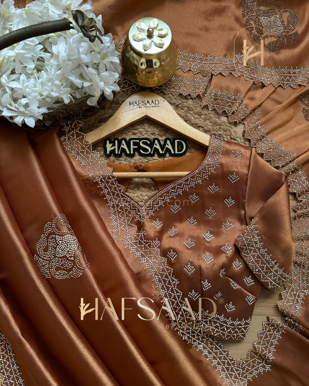 Amber - Premium tissue saree