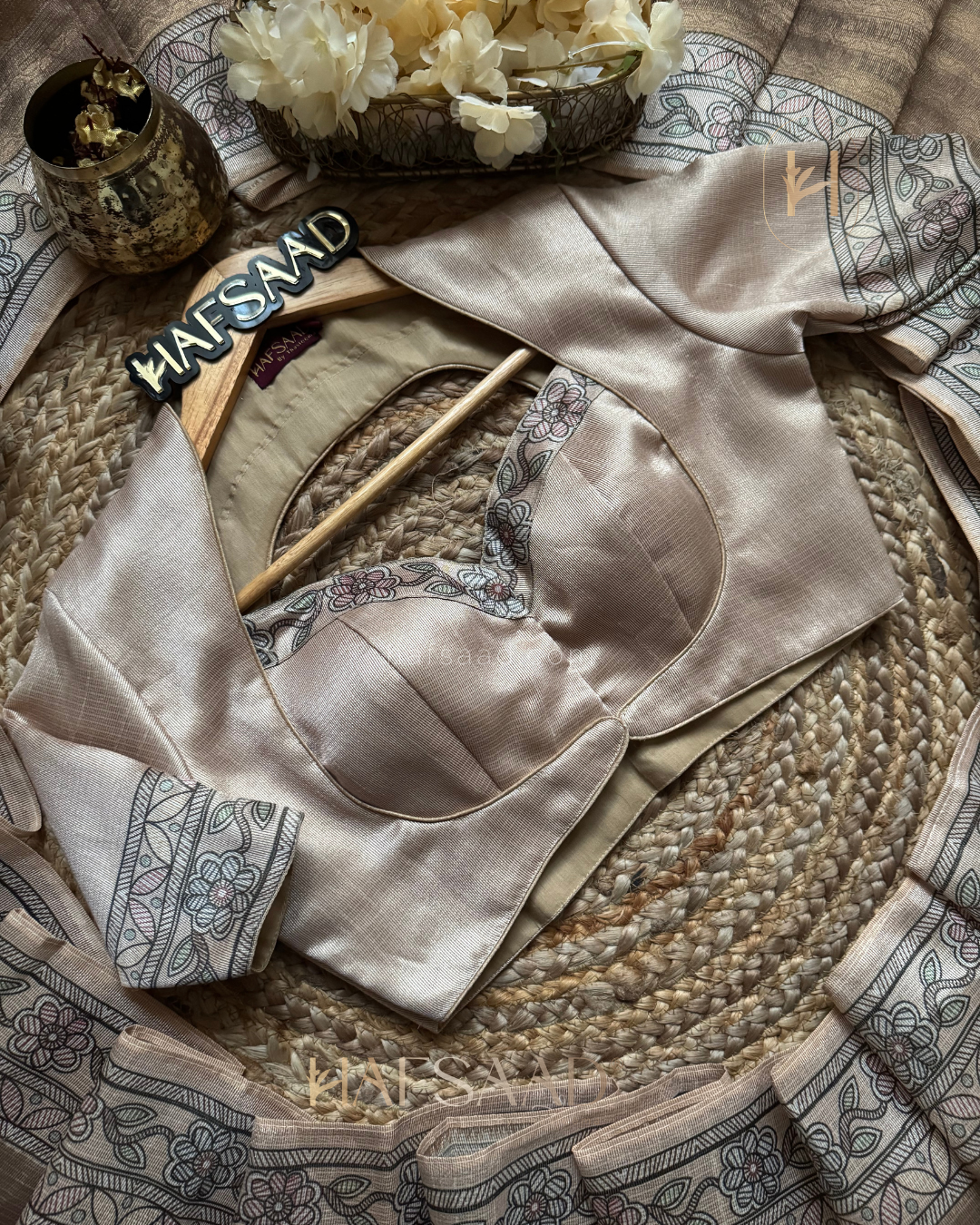 Poorvi- Blended Tissue Saree