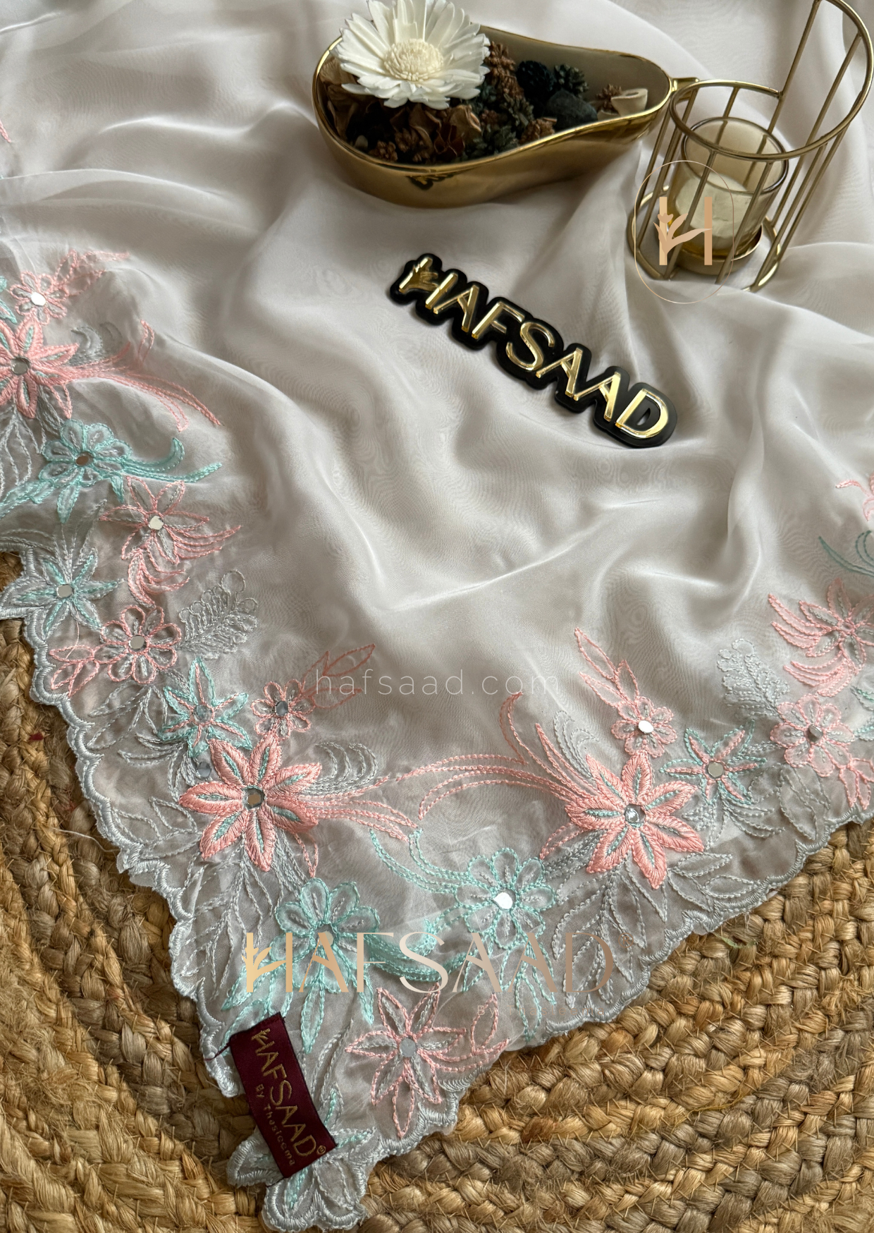 Lily - Soft tabby organza saree