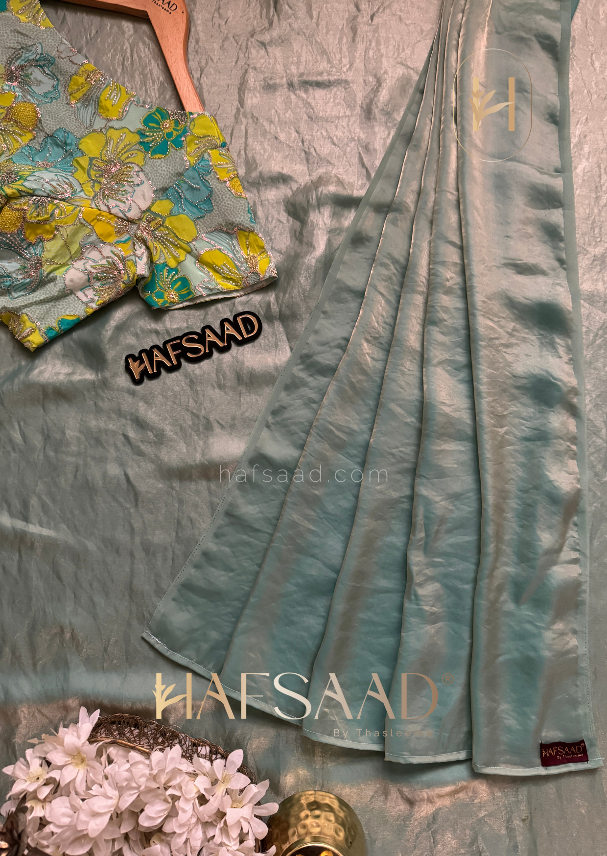 Mona - Stardust satin saree
