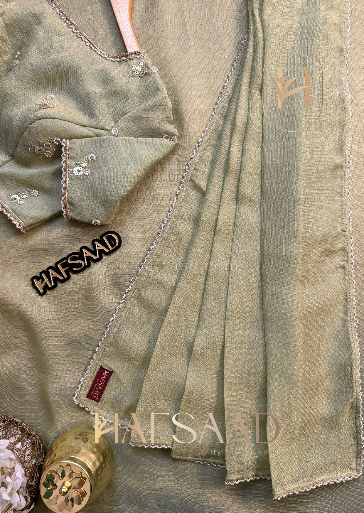 Asin - Designer saree (Green)
