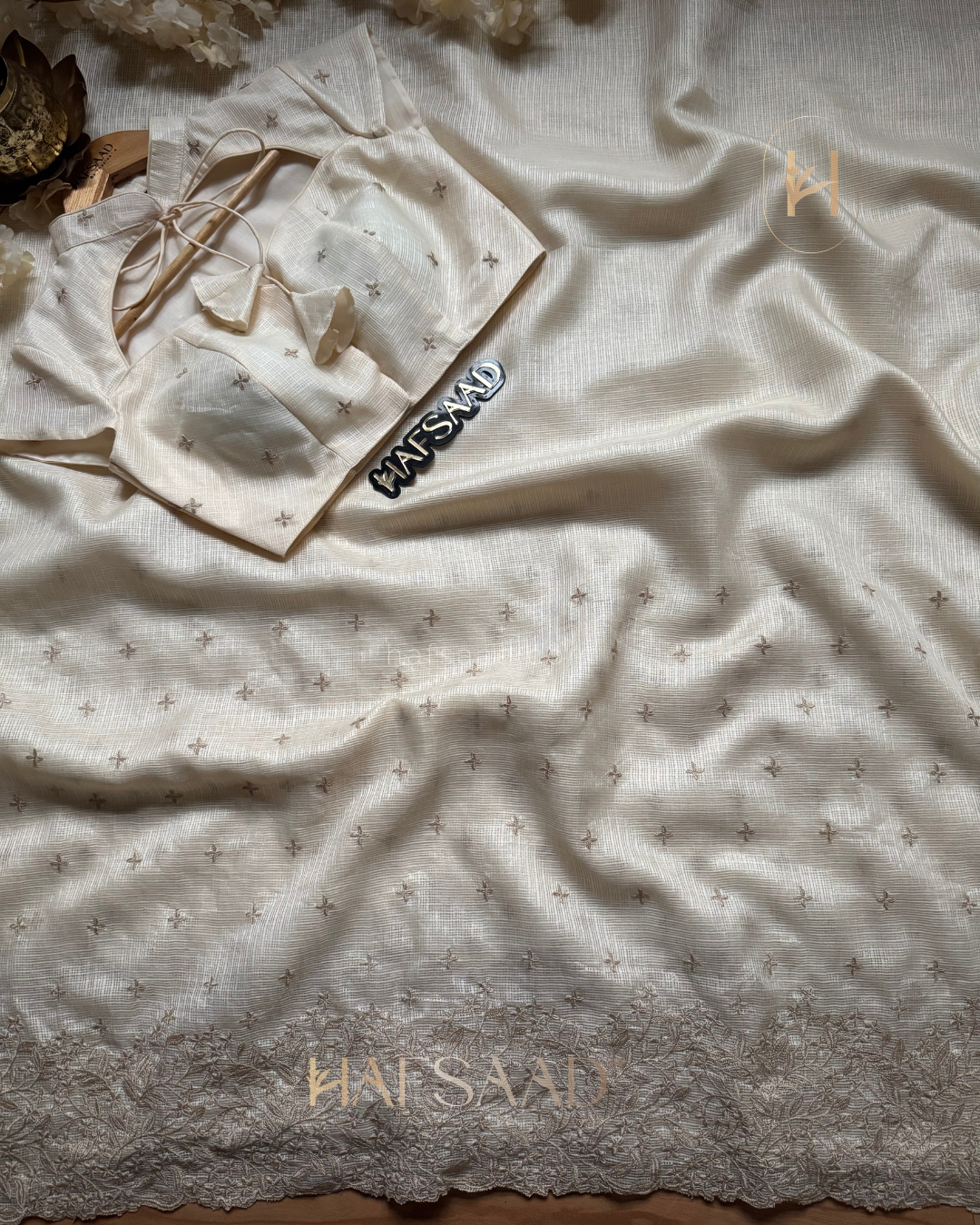 Rifka- embroidered saree