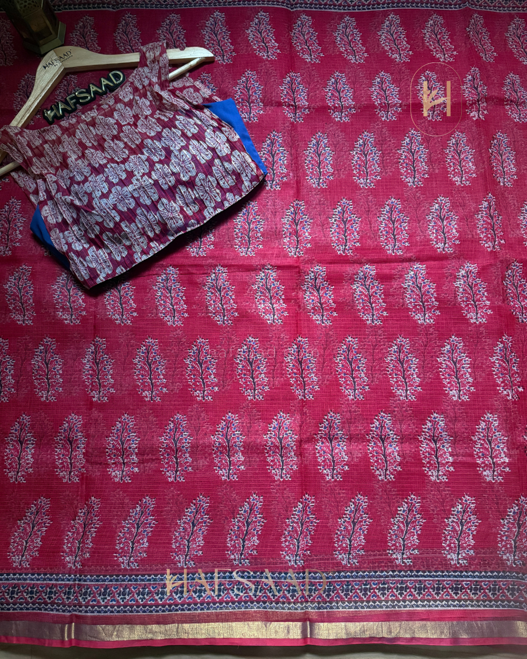 Kota - Kota Doriya Saree (Red)