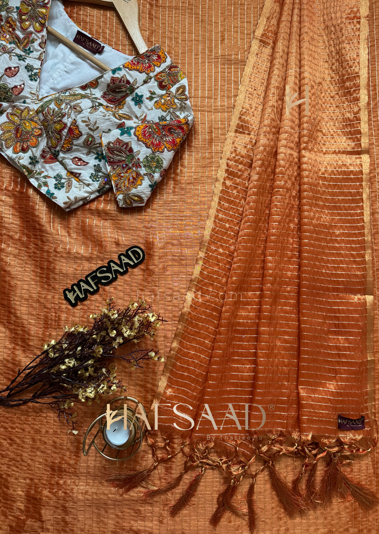 Akriti - Semi tissue silk saree