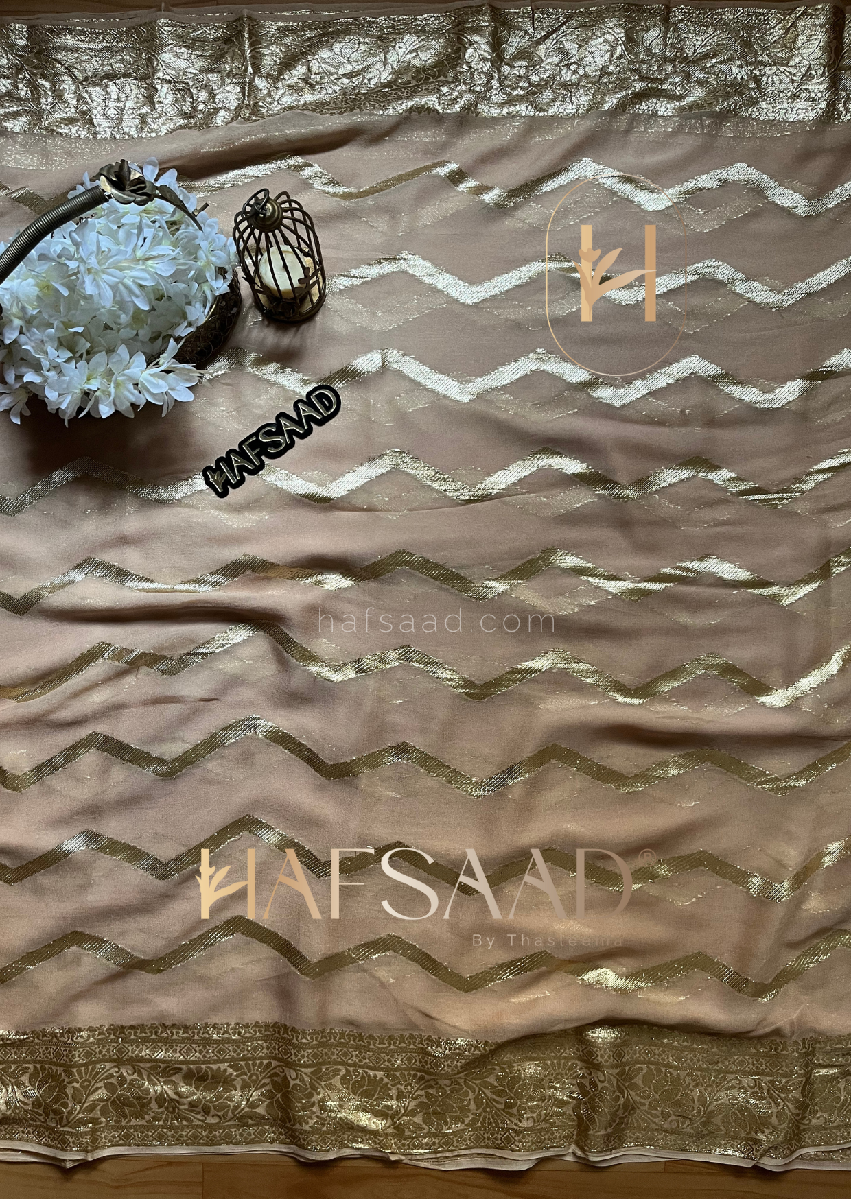 Yamini -Pure viscose saree (Biscotti)