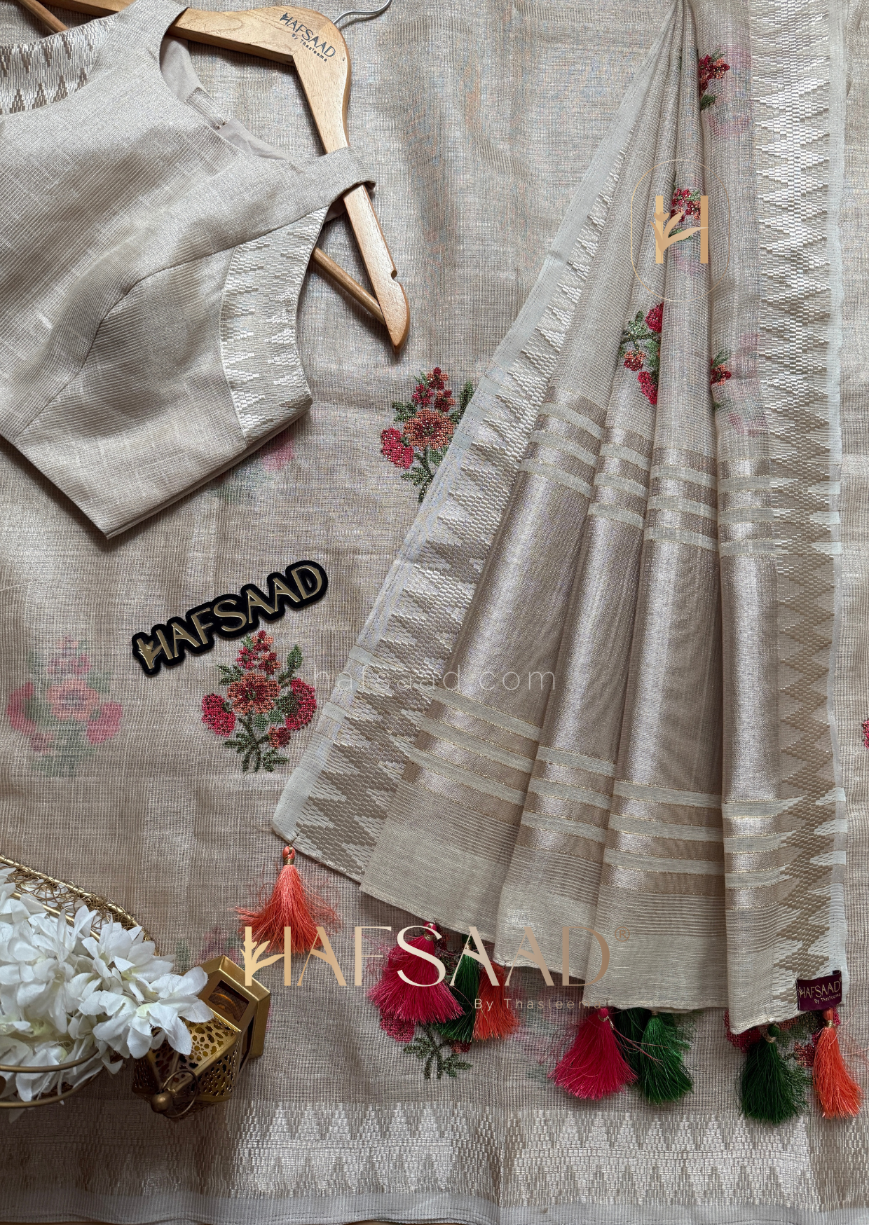 Hansika - Premium tussar silk saree
