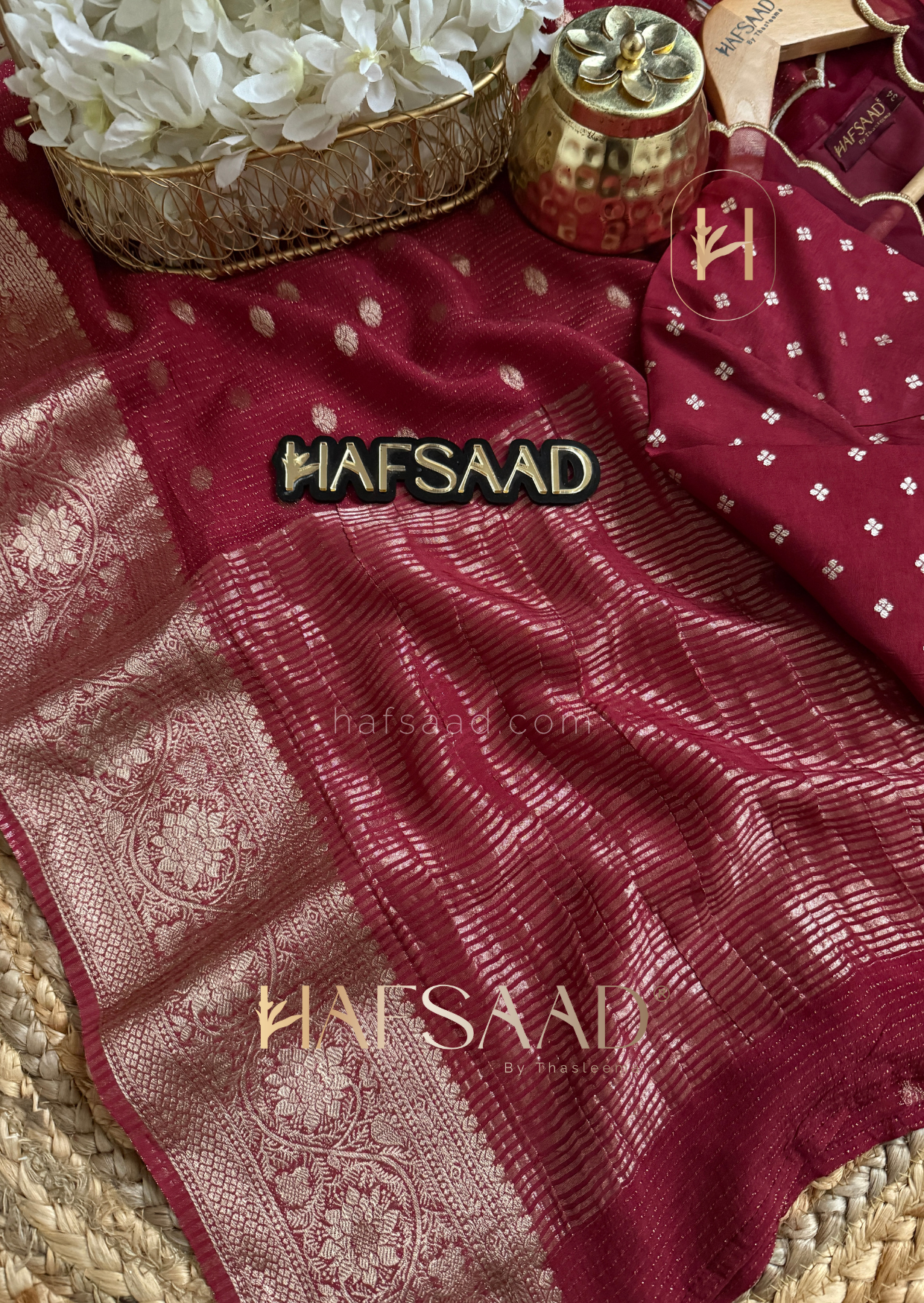 Varsha - Soft chinnon saree