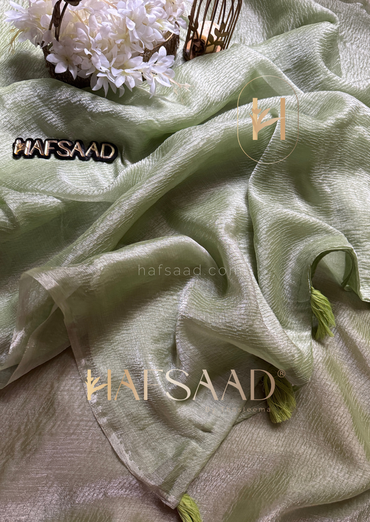 Hasini-Crushed tissue saree