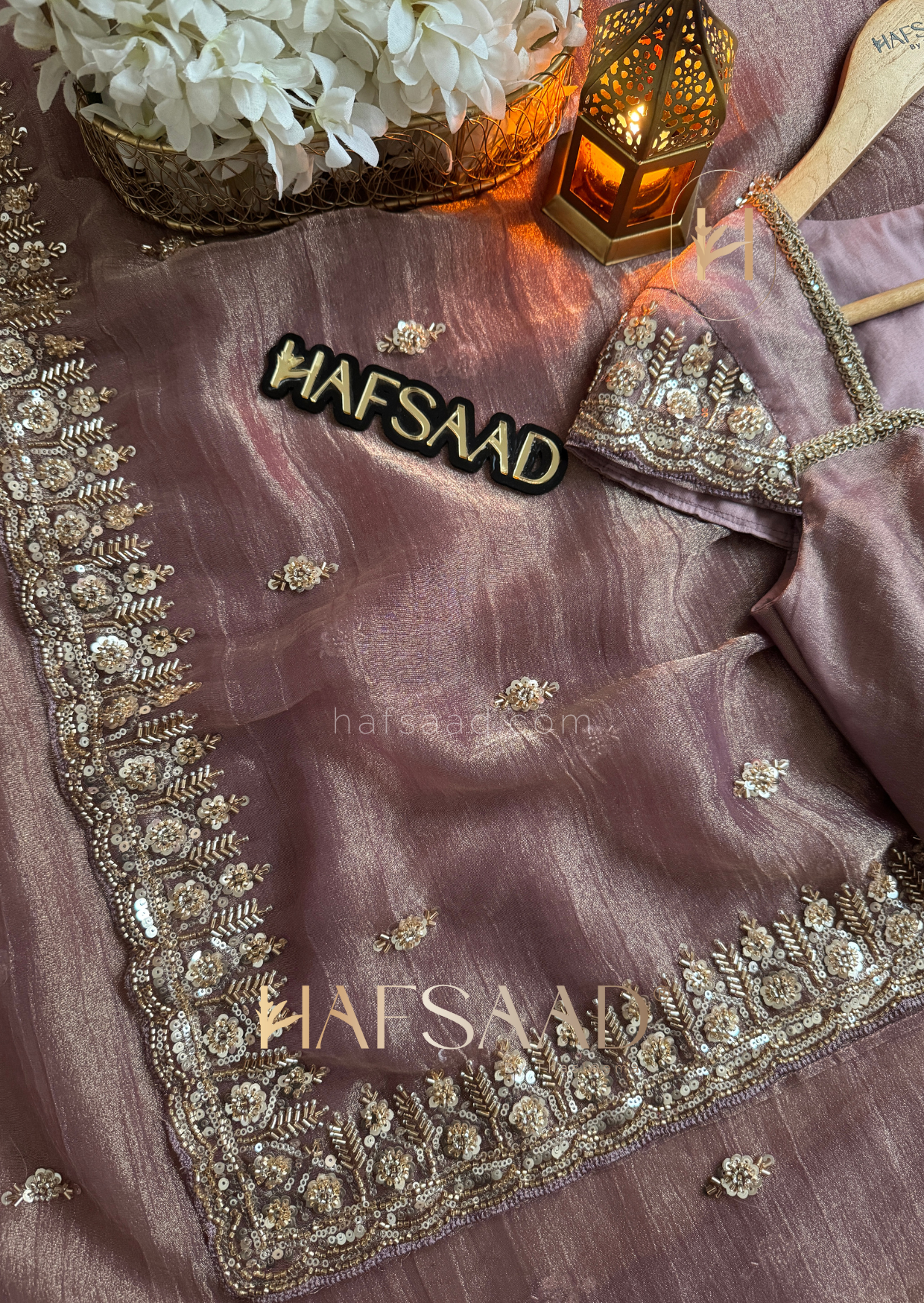 Mastani - Soft tissue saree (Lavender)