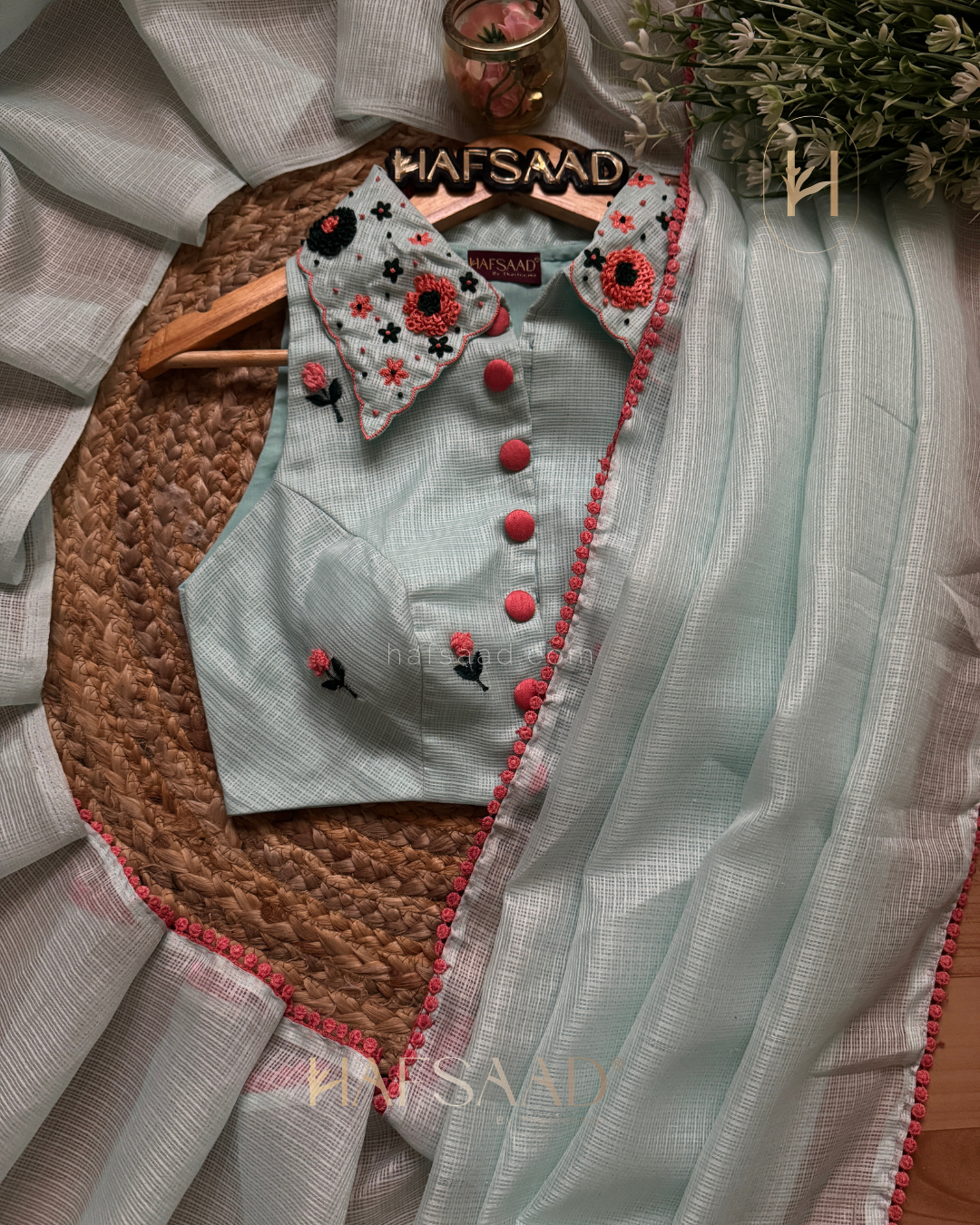 Tessa- Artisanal Threadwork Saree