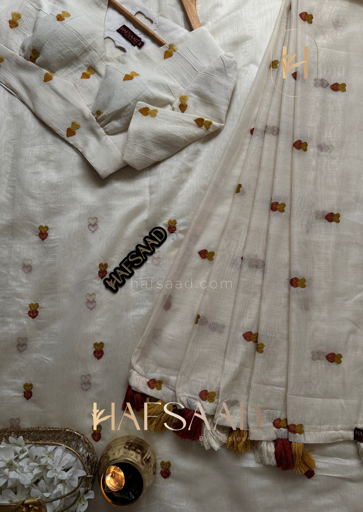 Sharmin - Semi chanderi saree