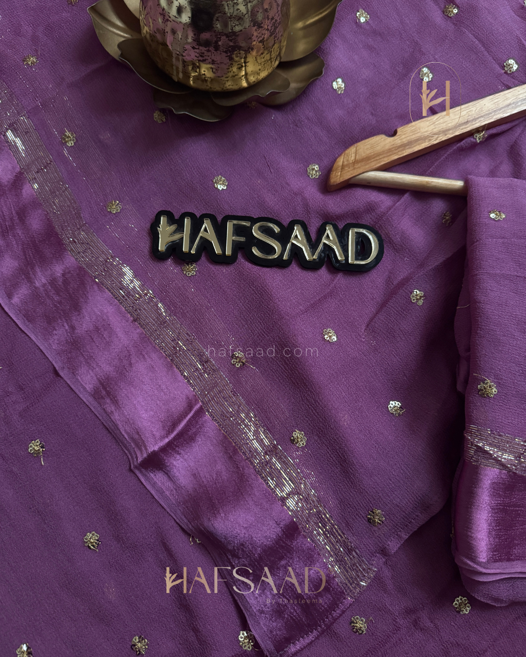 Mira- Pure viscose saree (Lavender)