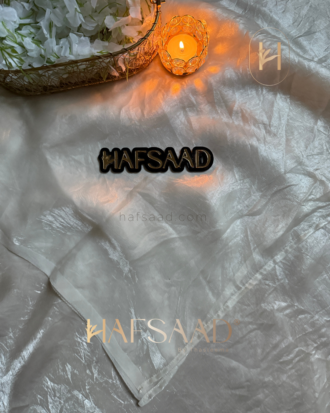 Athila - Designer Saree (White)