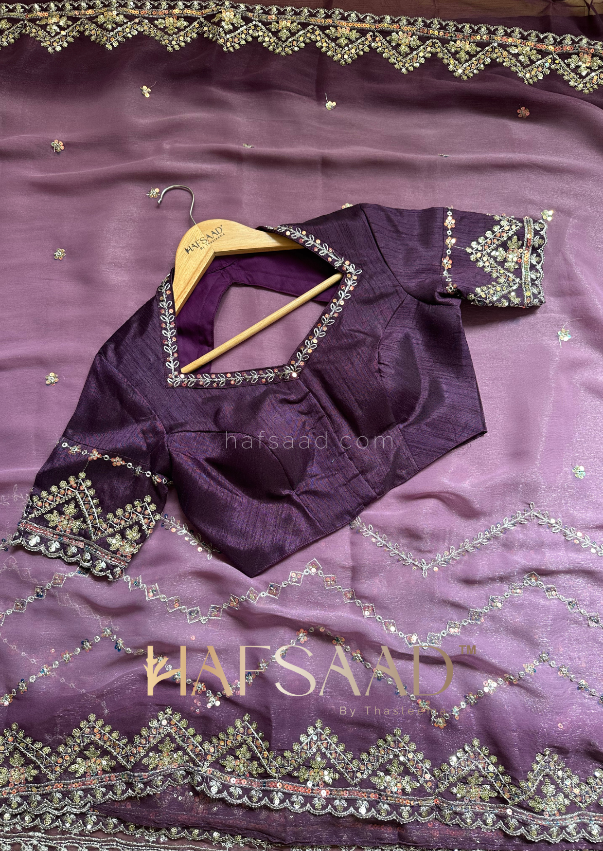 Ritu- Designer chiffon silk saree