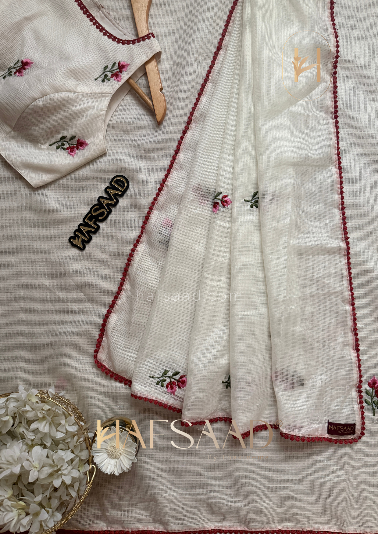Flora - Kota floral saree
