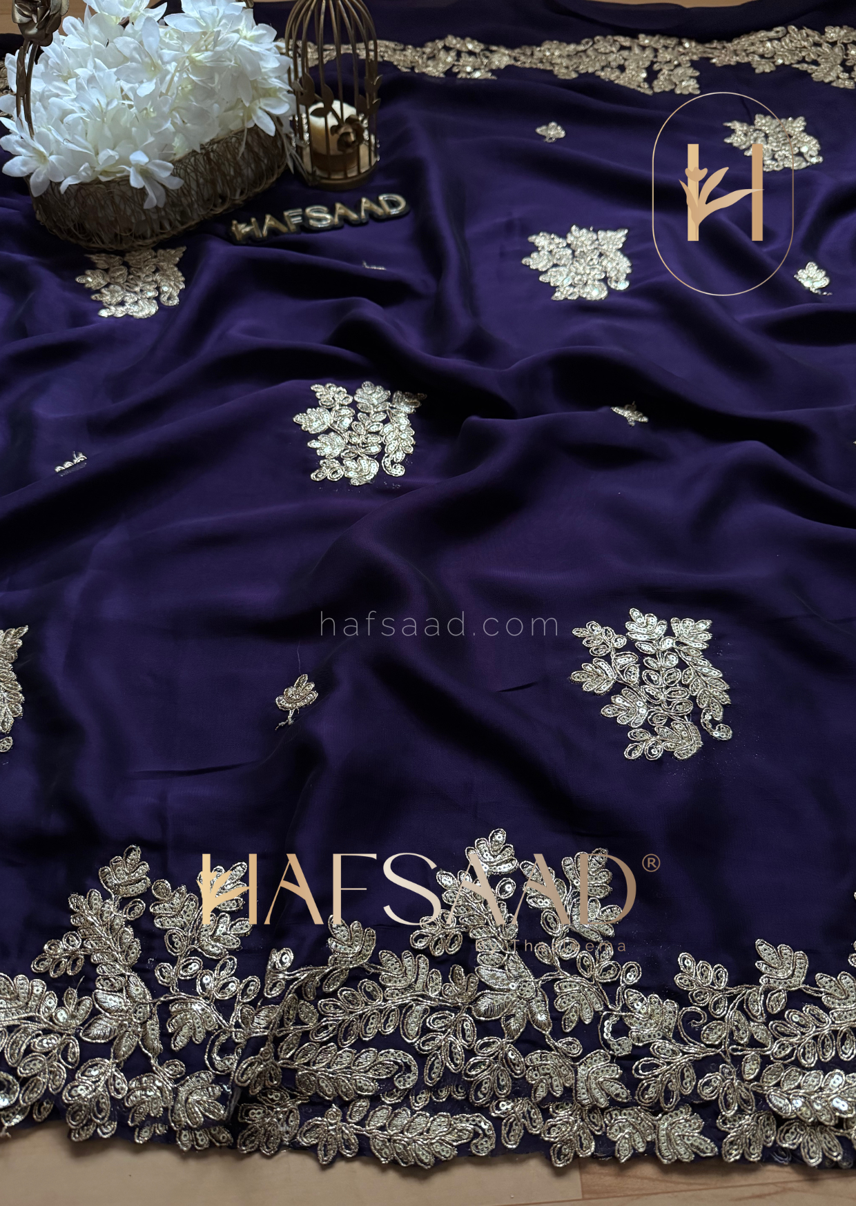 Swasti- Bridal chiffon silk saree