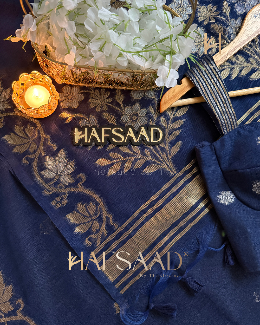 Athmika - Linen silk saree