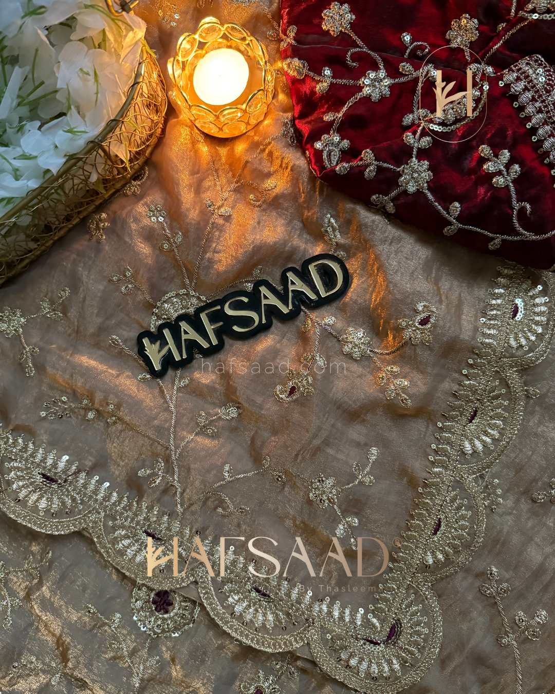 Ziyana - Stardust Satin Saree