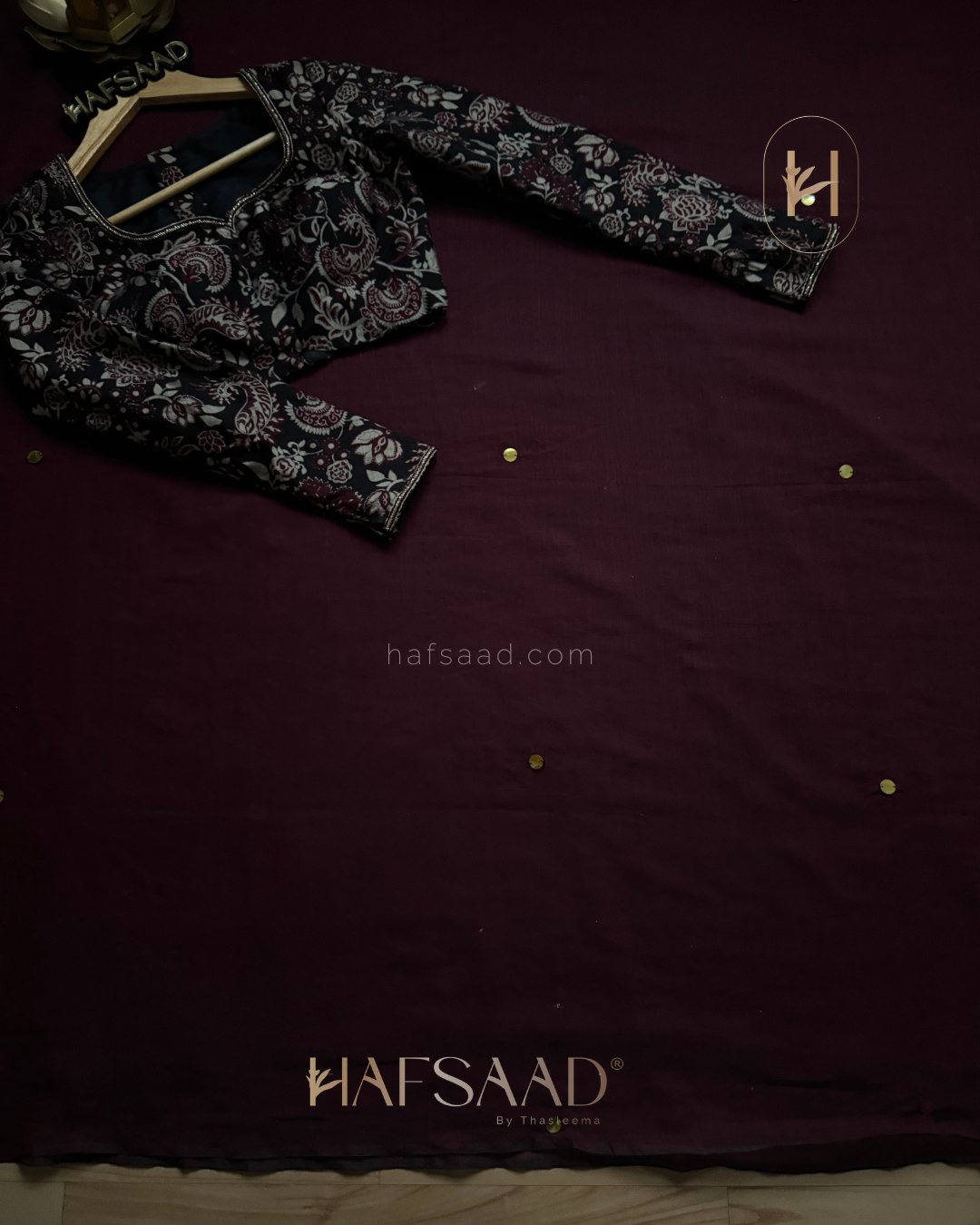 Yamuna- Mal cotton handwork saree