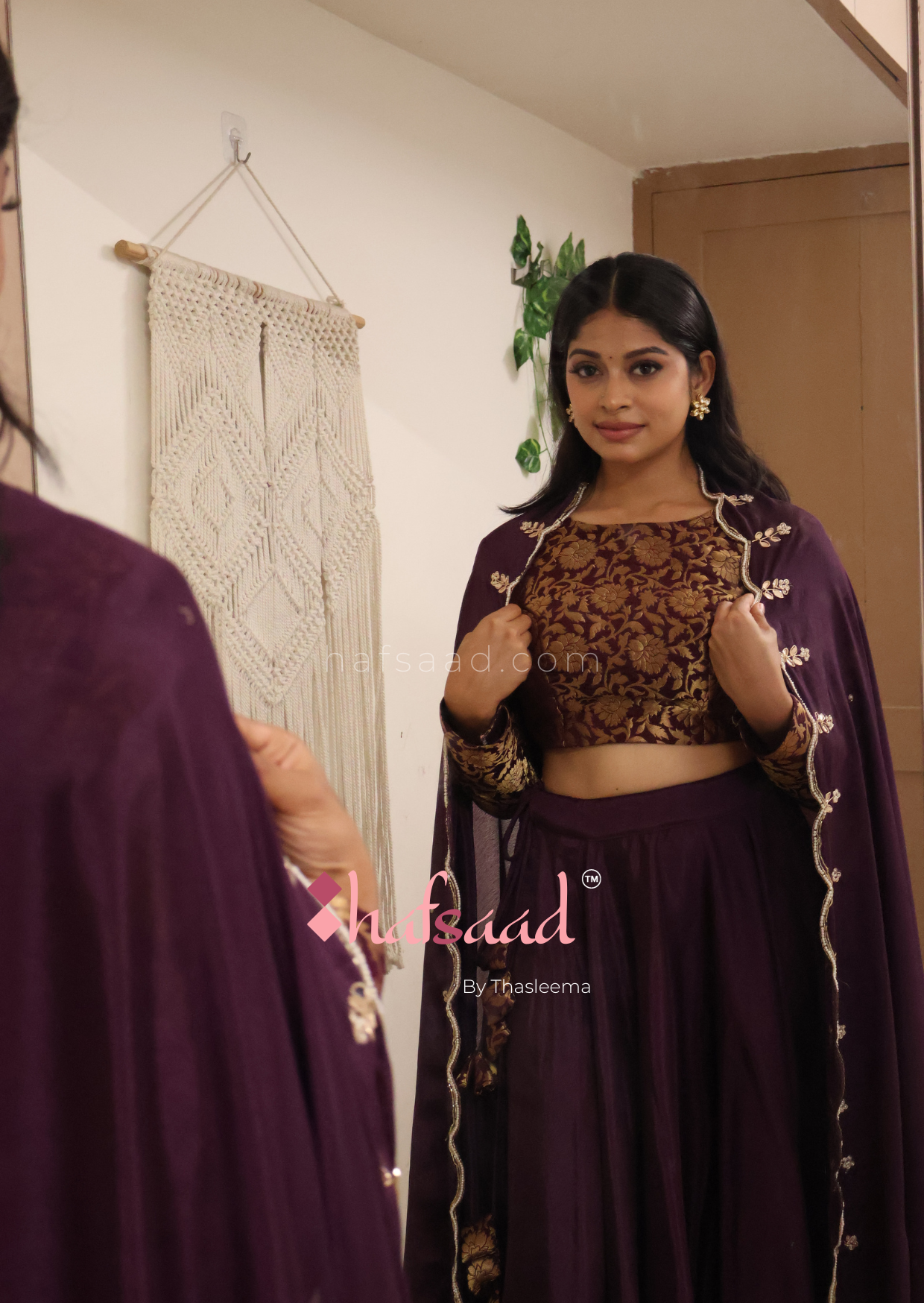 Isha Handwork Lehanga [Purple]