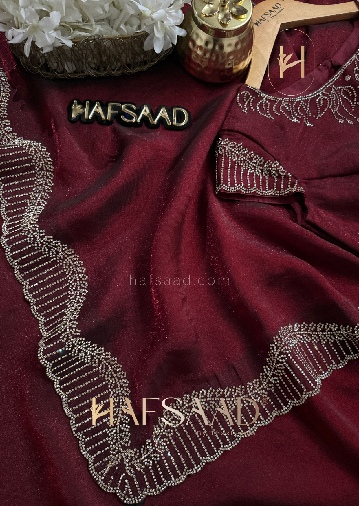 Rinu - Moss chiffon saree