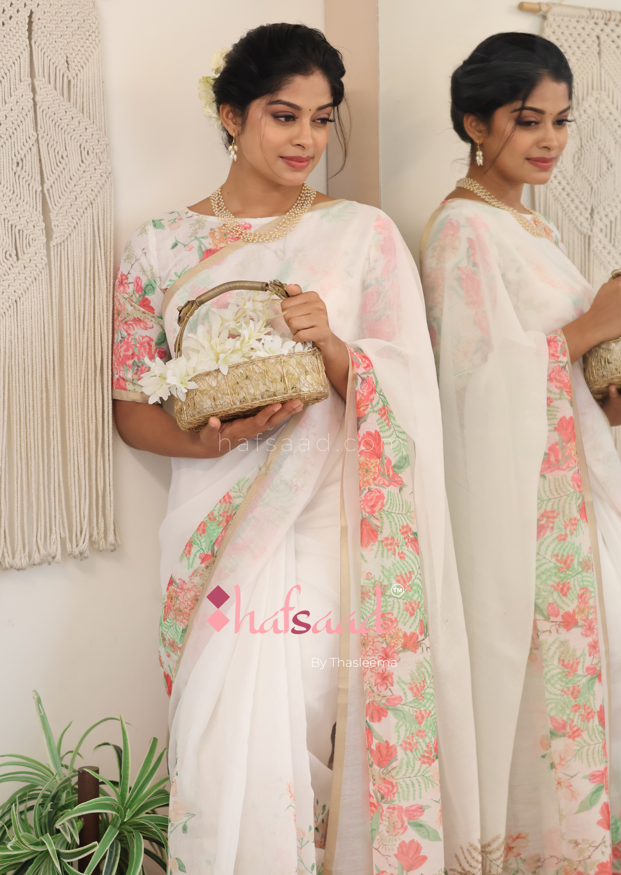 Dharshana - Linen Saree