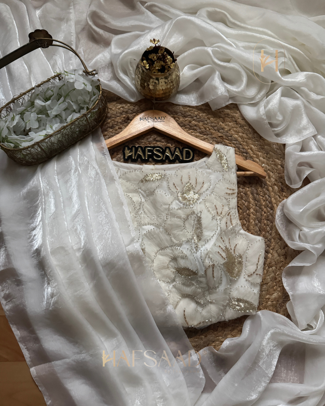 Cassie Bling  - Space silk saree