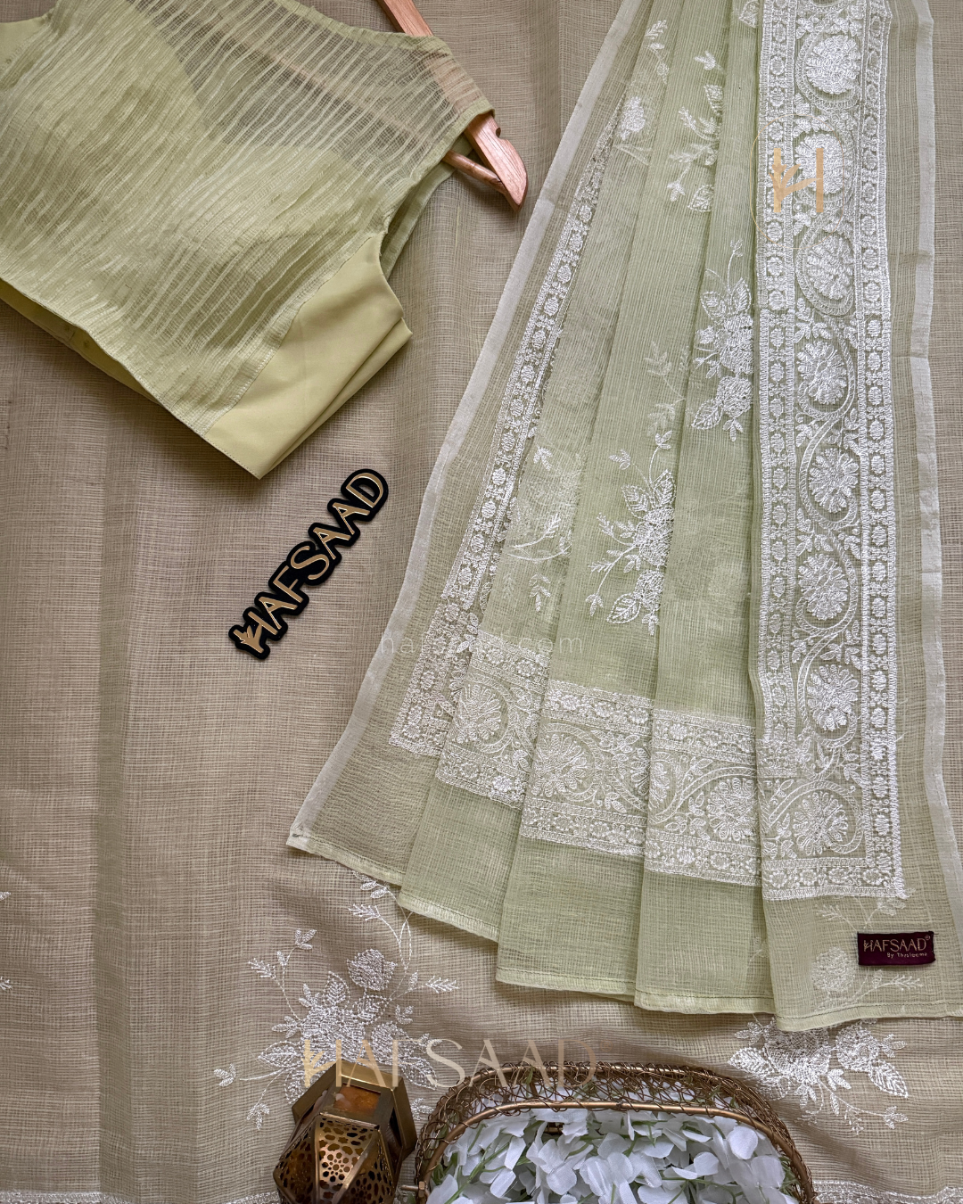 Judith - Pure Kota saree (Green)