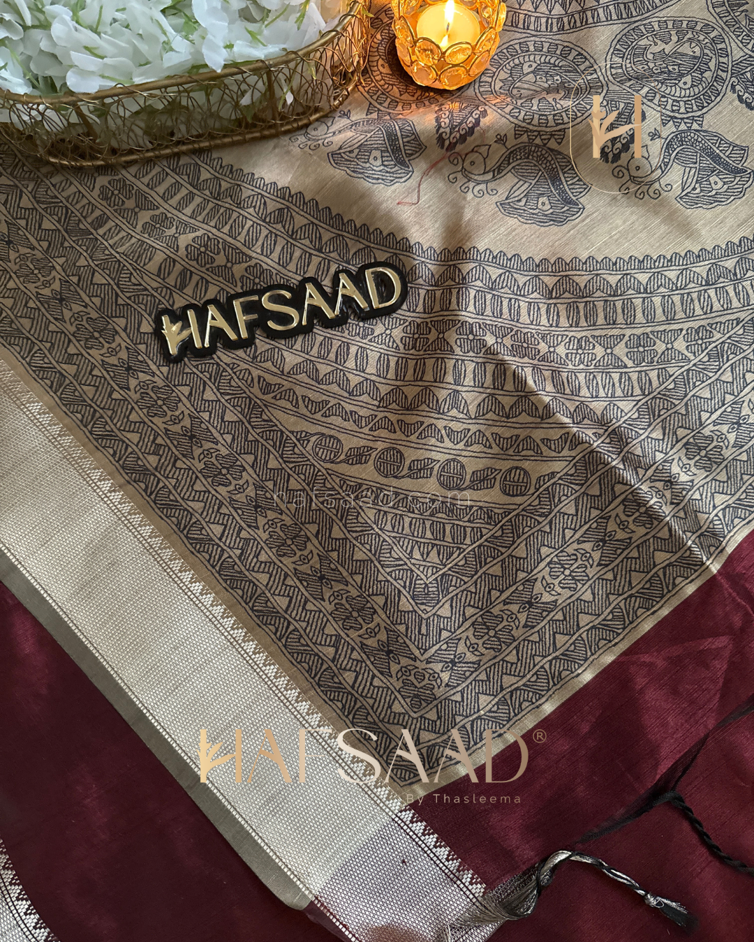 Janu - Soft Tussar silk saree