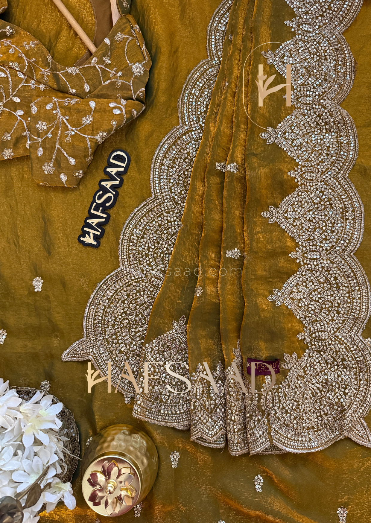 Marzoo - Fendy chiffon saree