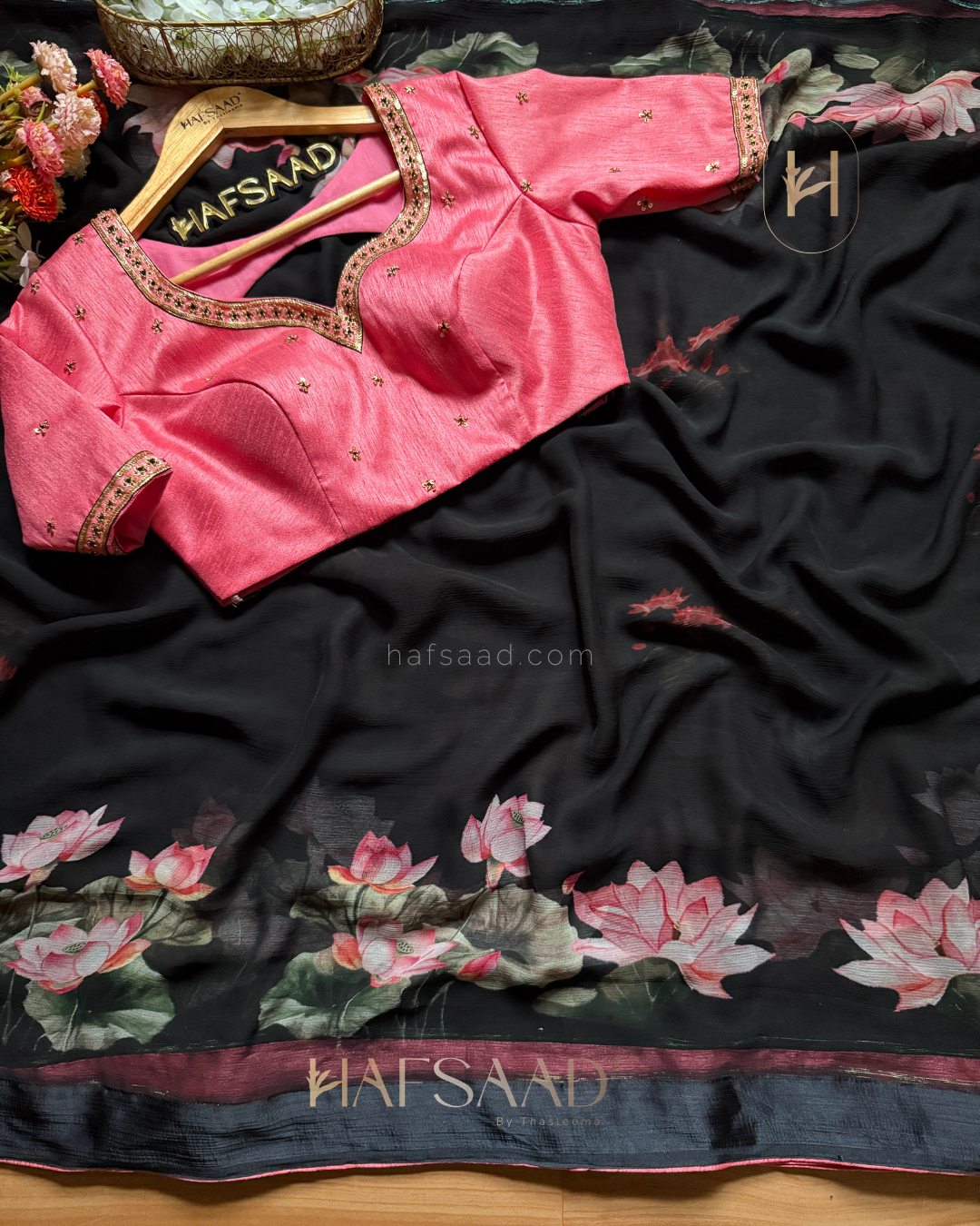 Nyra- Premium chiffon designer saree