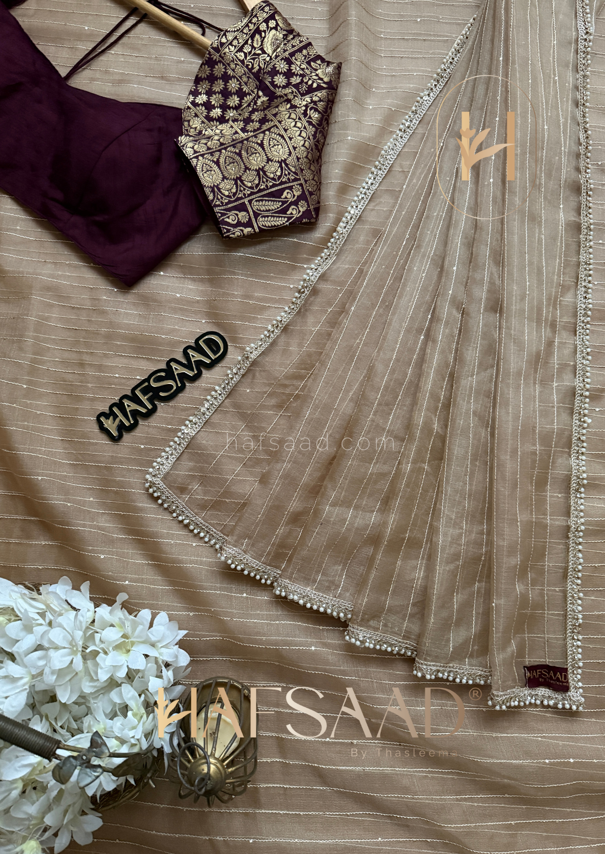 Rida - Fine organza saree