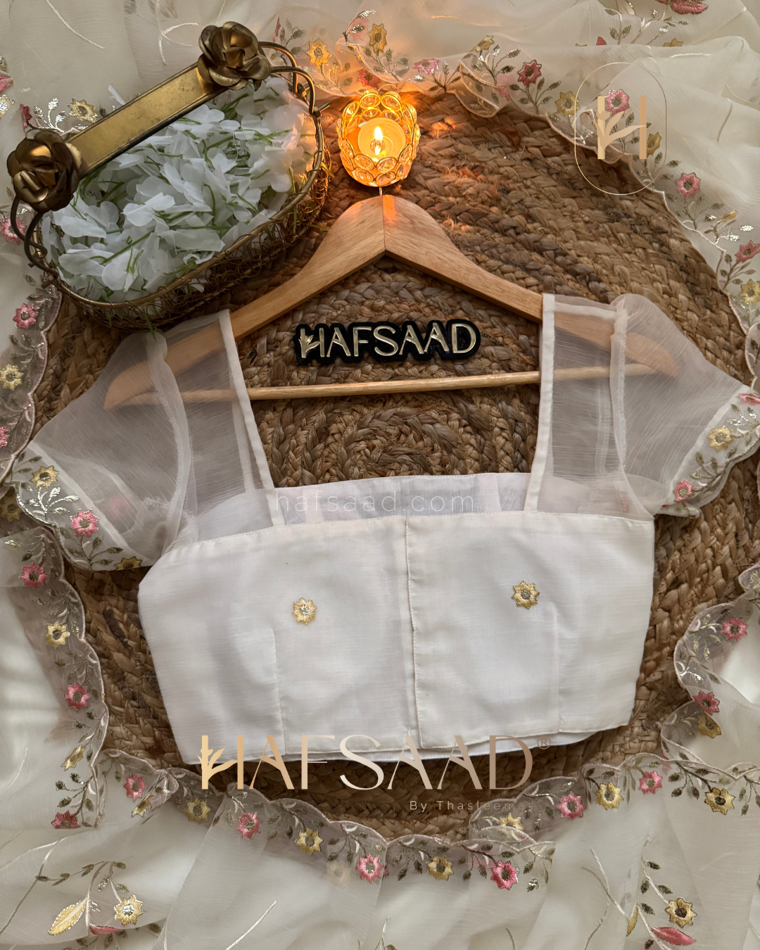 Anila -Chiffon organza saree