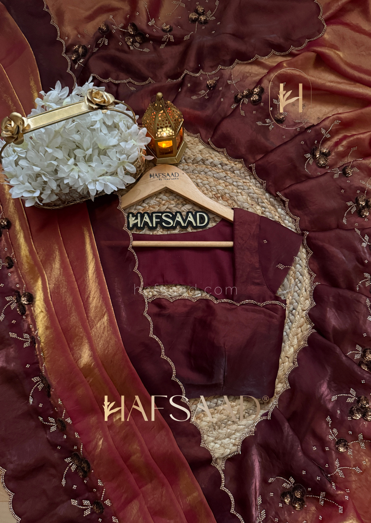 Fasley - Stardust satin saree